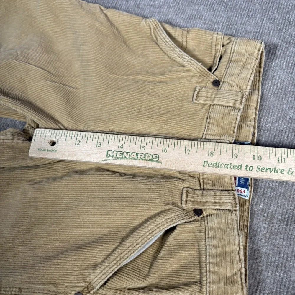 Vintage‎ Old Navy Painter Corduroy Pants Youth Boys 7 Brown Carpenter Baggy Y2K